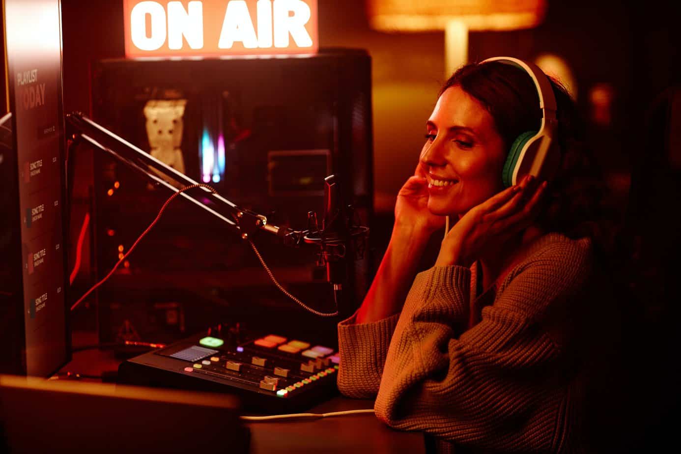 Turning On Favourite Music On Radio